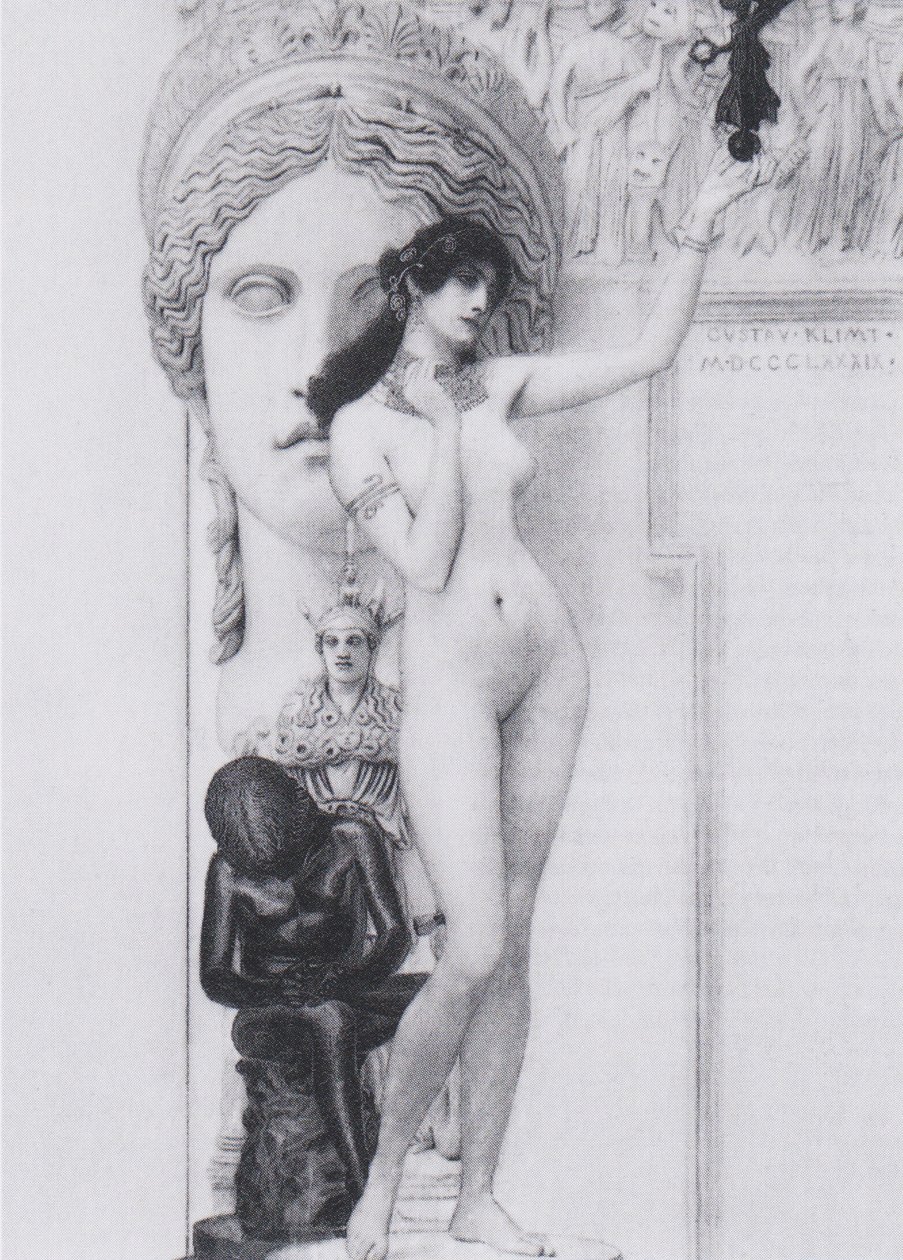 Alegoria da escultura de Gustav Klimt