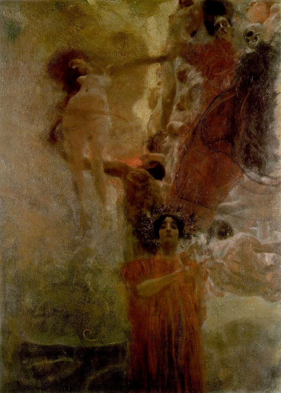 Alegoria da Medicina (rascunho), 1897-98 de Gustav Klimt
