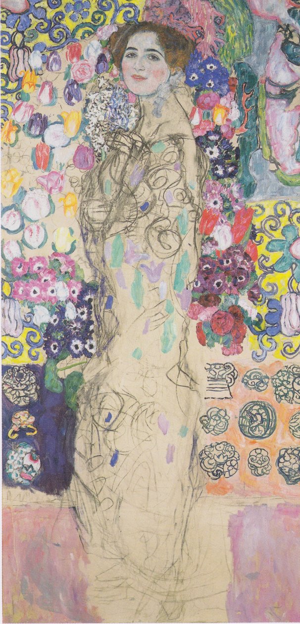 Retrato Ria Munk de Gustav Klimt