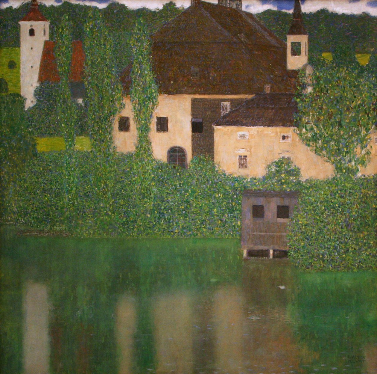 Castelo com um Moat.JPG de Gustav Klimt