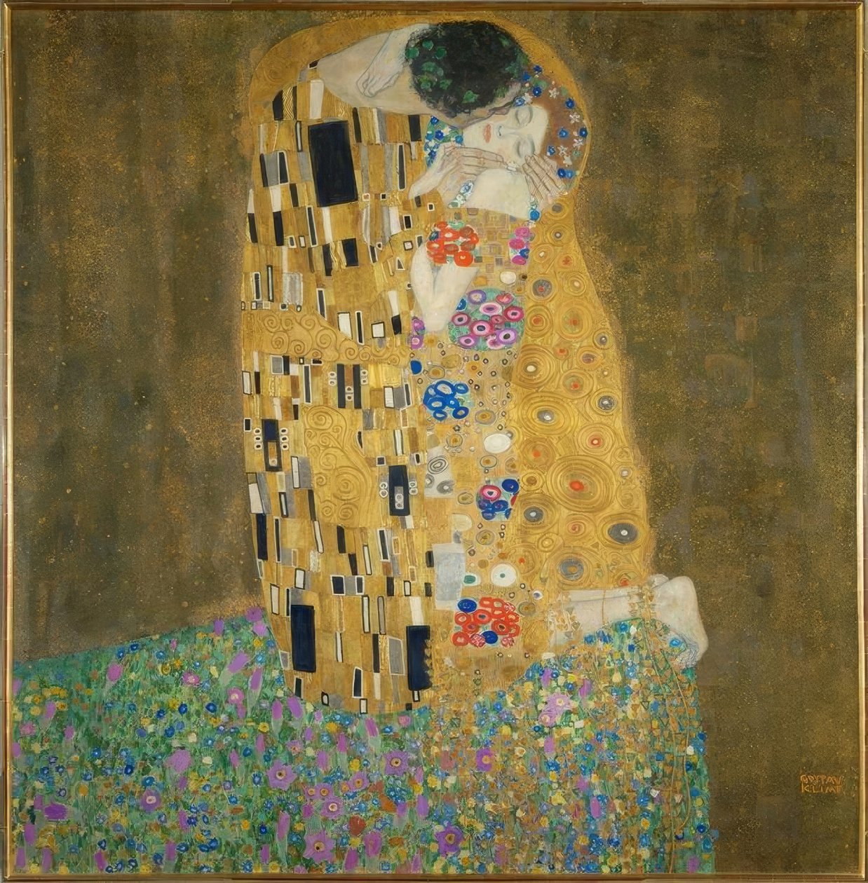 O beijo de Gustav Klimt