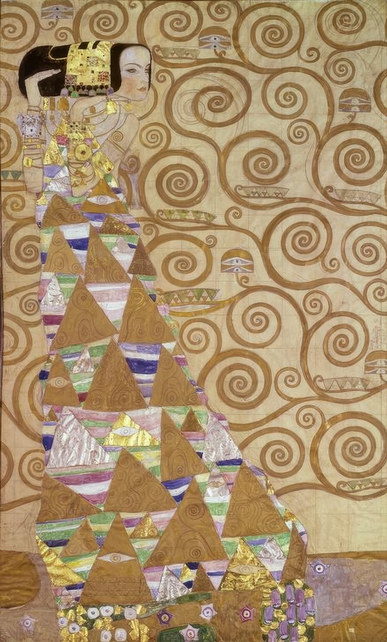 A expectativa de Gustav Klimt