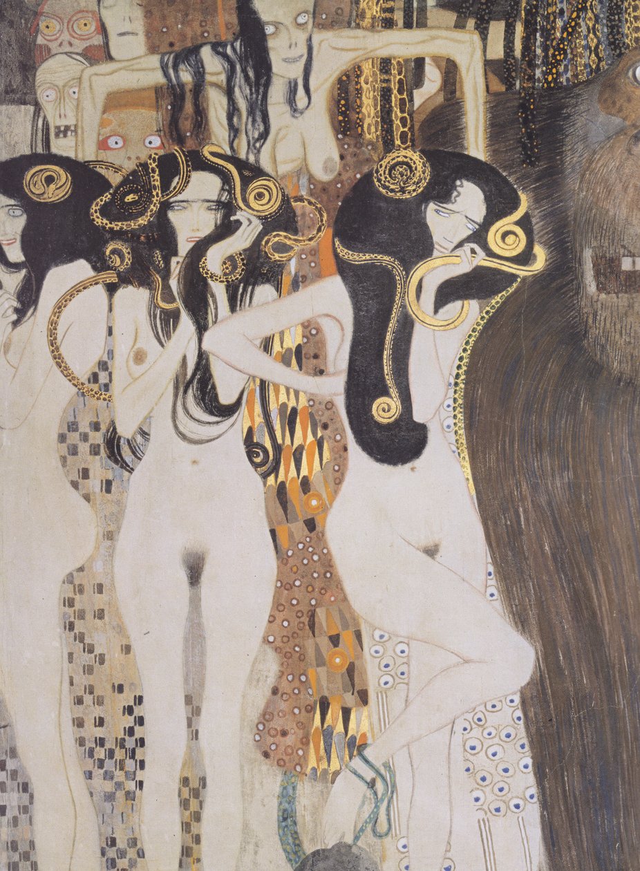 Os gorgons de Gustav Klimt