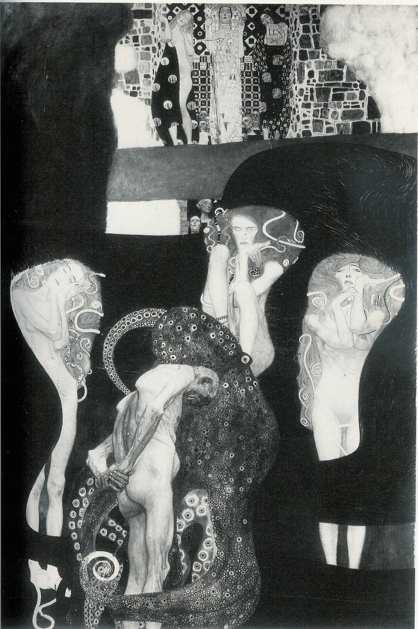 Imagem da Faculdade Jurisprudenz de Gustav Klimt