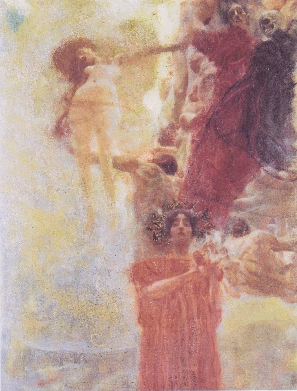 Design de composição pintado para medicine.jpeg de Gustav Klimt