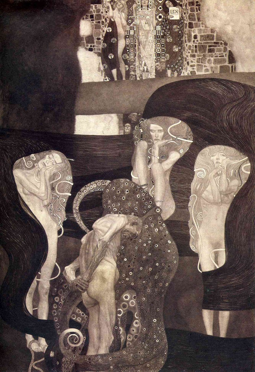 Estado final de jurisprudência 1907 de Gustav Klimt
