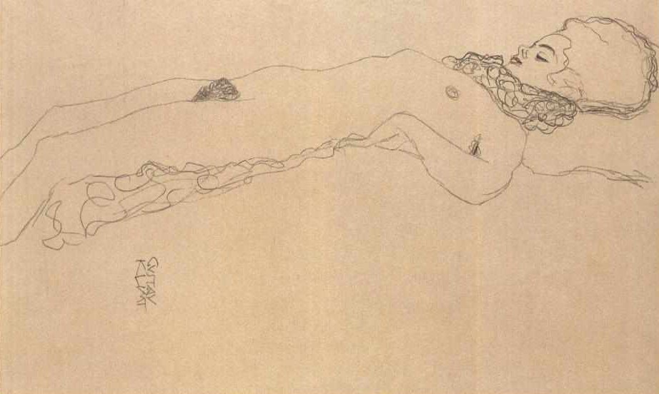 Ato de mentir de Gustav Klimt