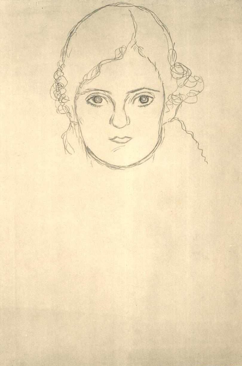 Mädchenkopf2 de Gustav Klimt