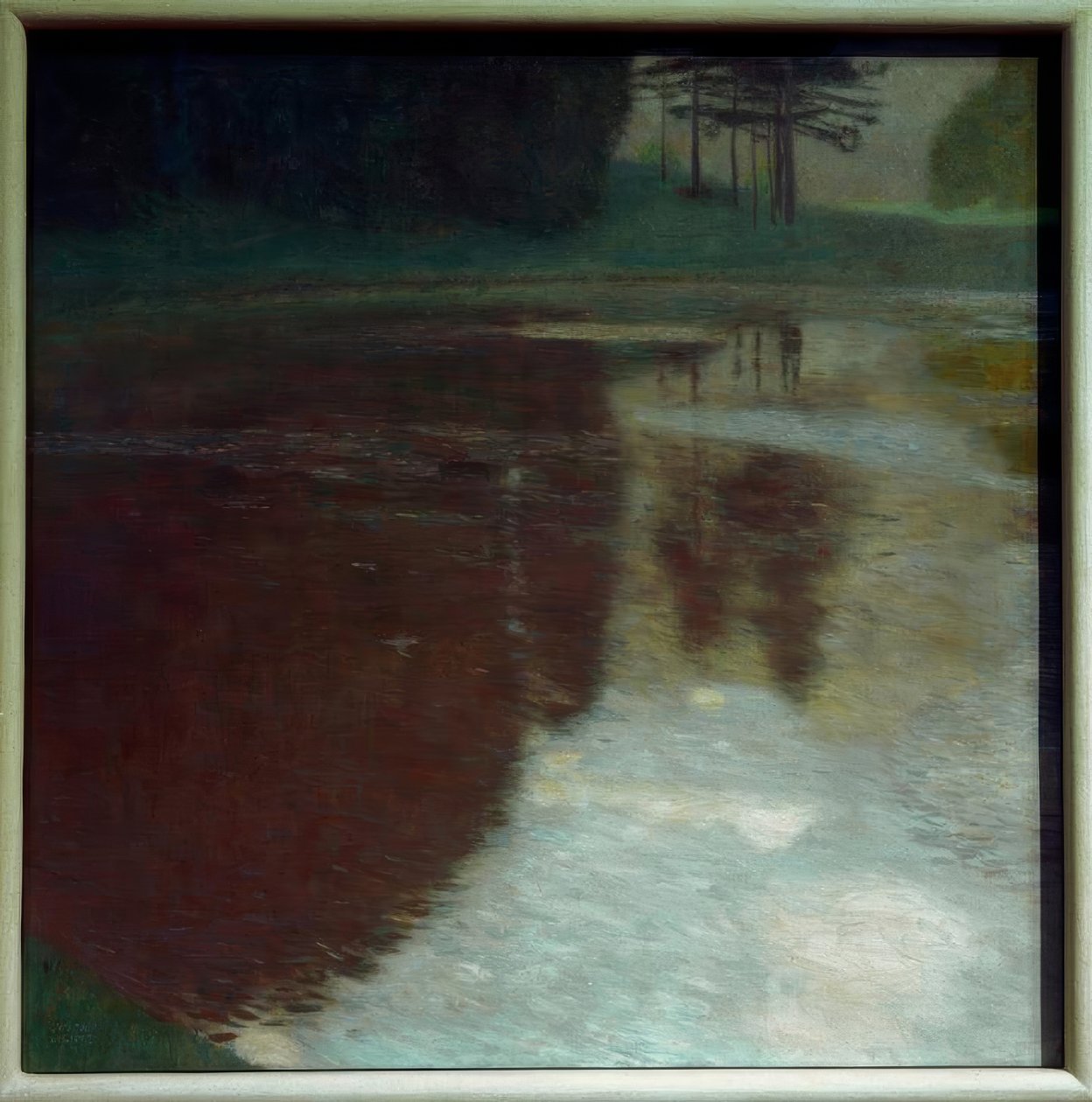Manhã na lagoa de Gustav Klimt