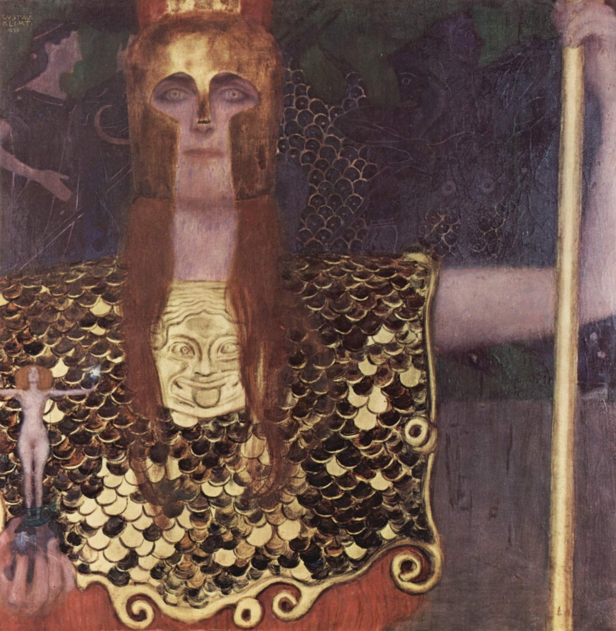 Pallas Athena de Gustav Klimt