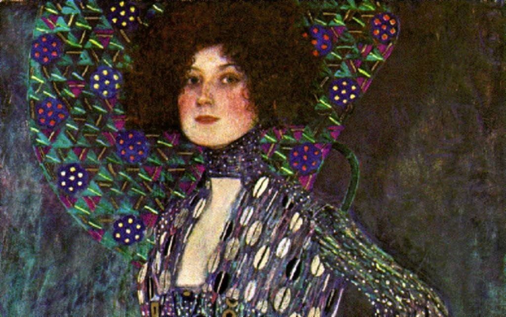Retrato de Emilie Louise Flöge de Gustav Klimt