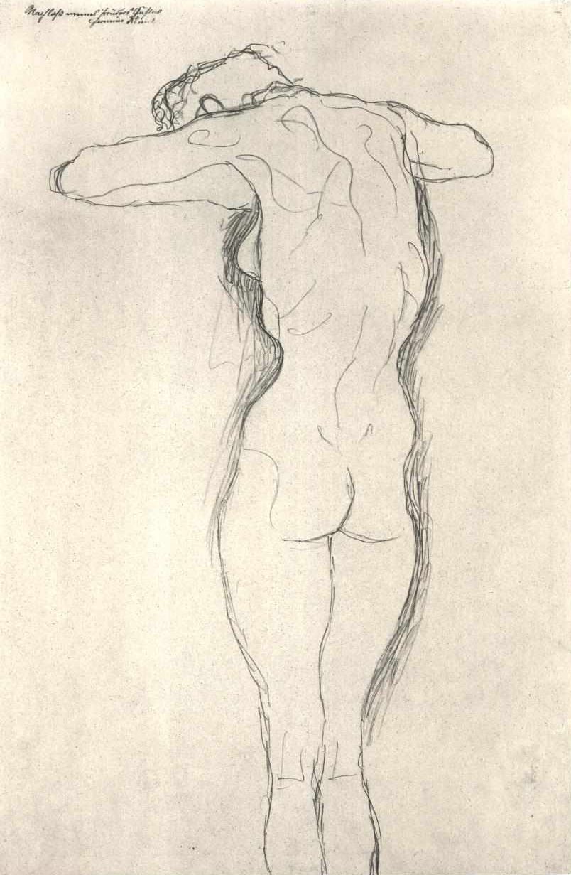 Rückenakt de Gustav Klimt