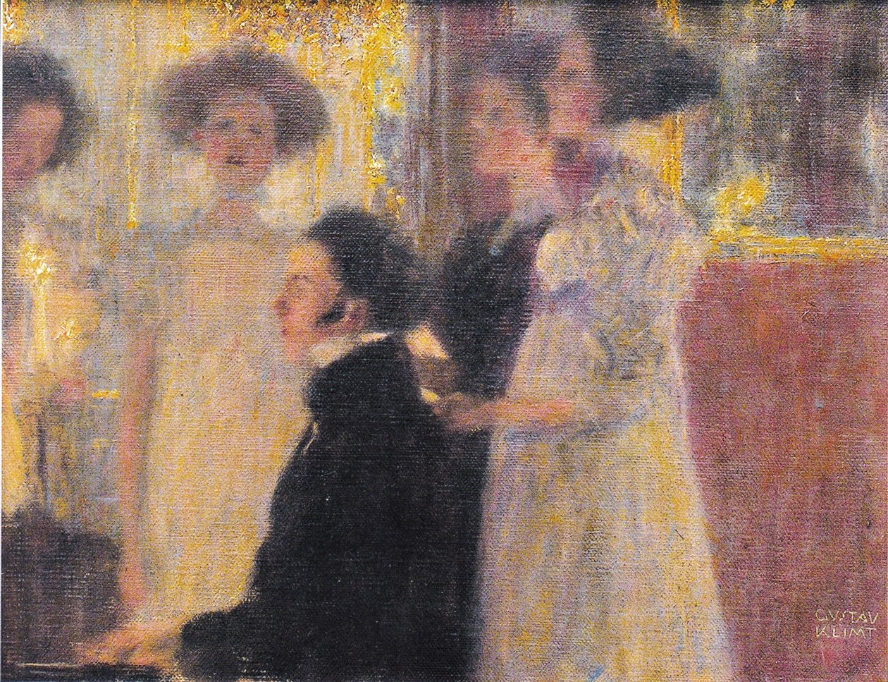 Schubert ao piano de Gustav Klimt