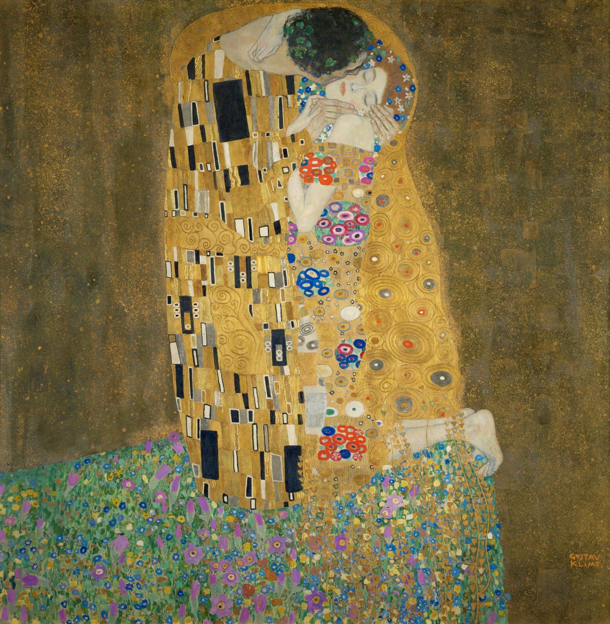 O beijo de Gustav Klimt