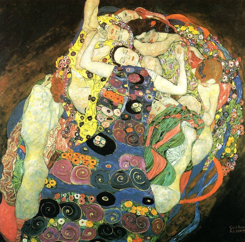 As virgens de Gustav Klimt