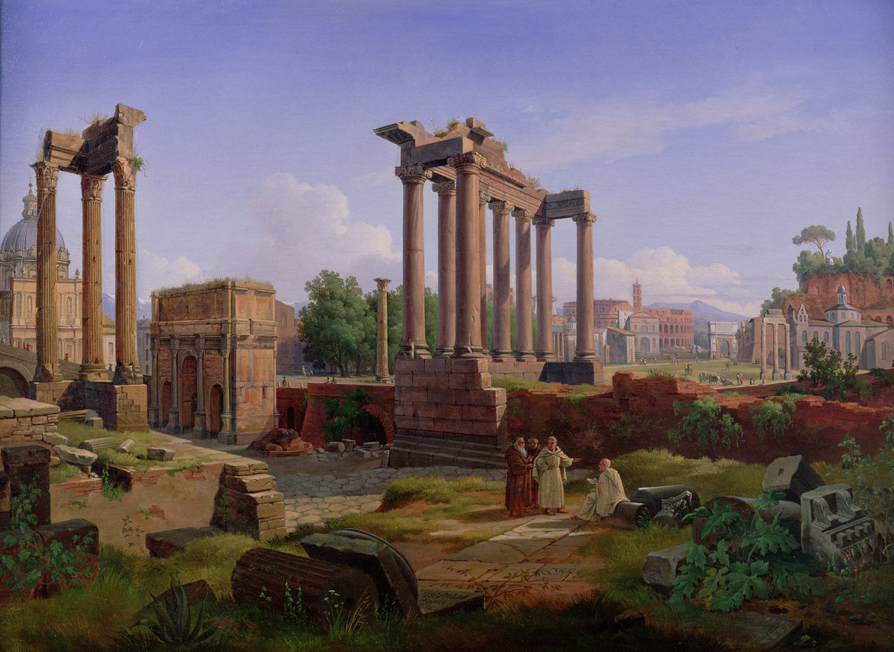 O Fórum, Roma de Gustaf Wilhelm Palm