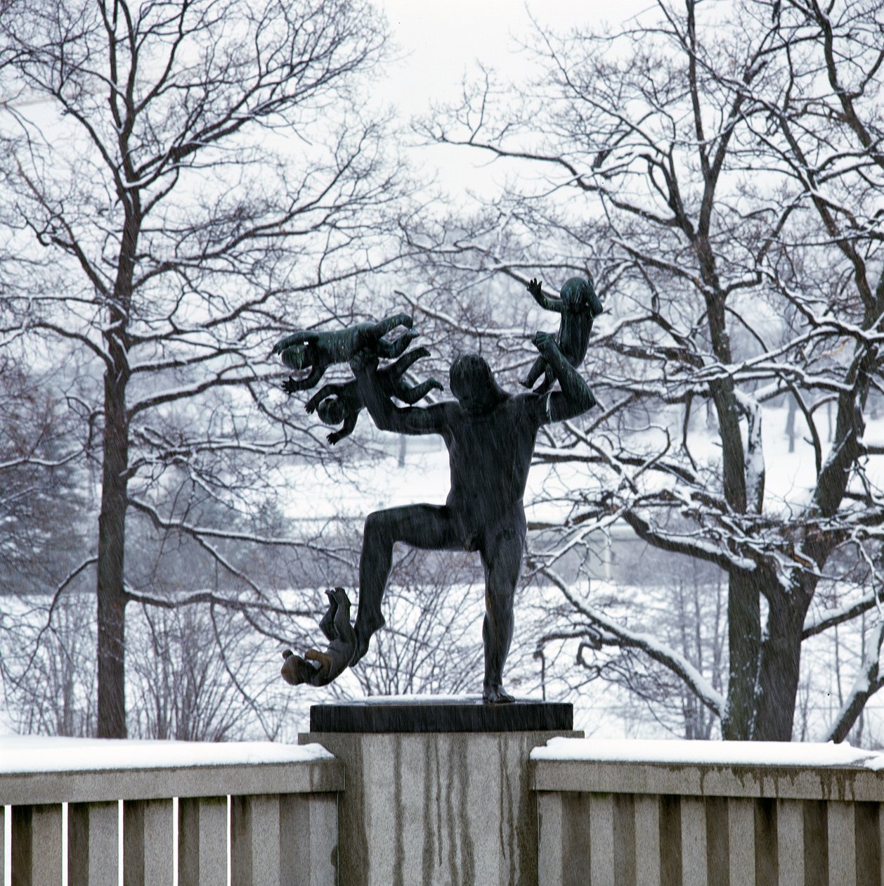 Frustração (granito) de Gustav Vigeland