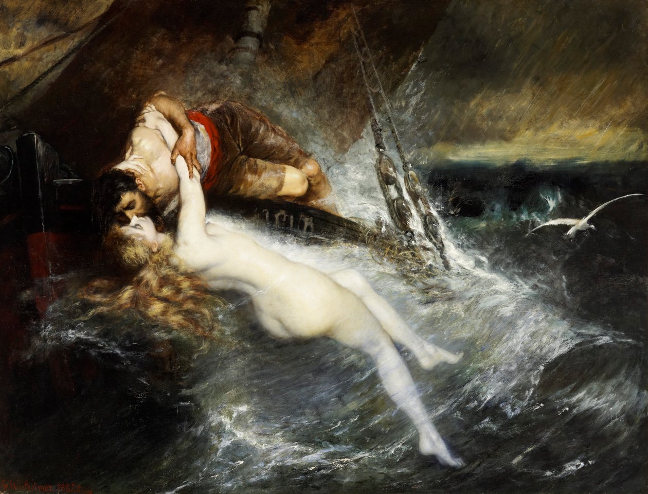 O beijo da sirene de Gustav Wertheimer