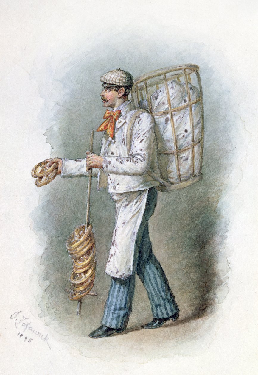 O padeiro, 1895 de Gustav Zafaurek