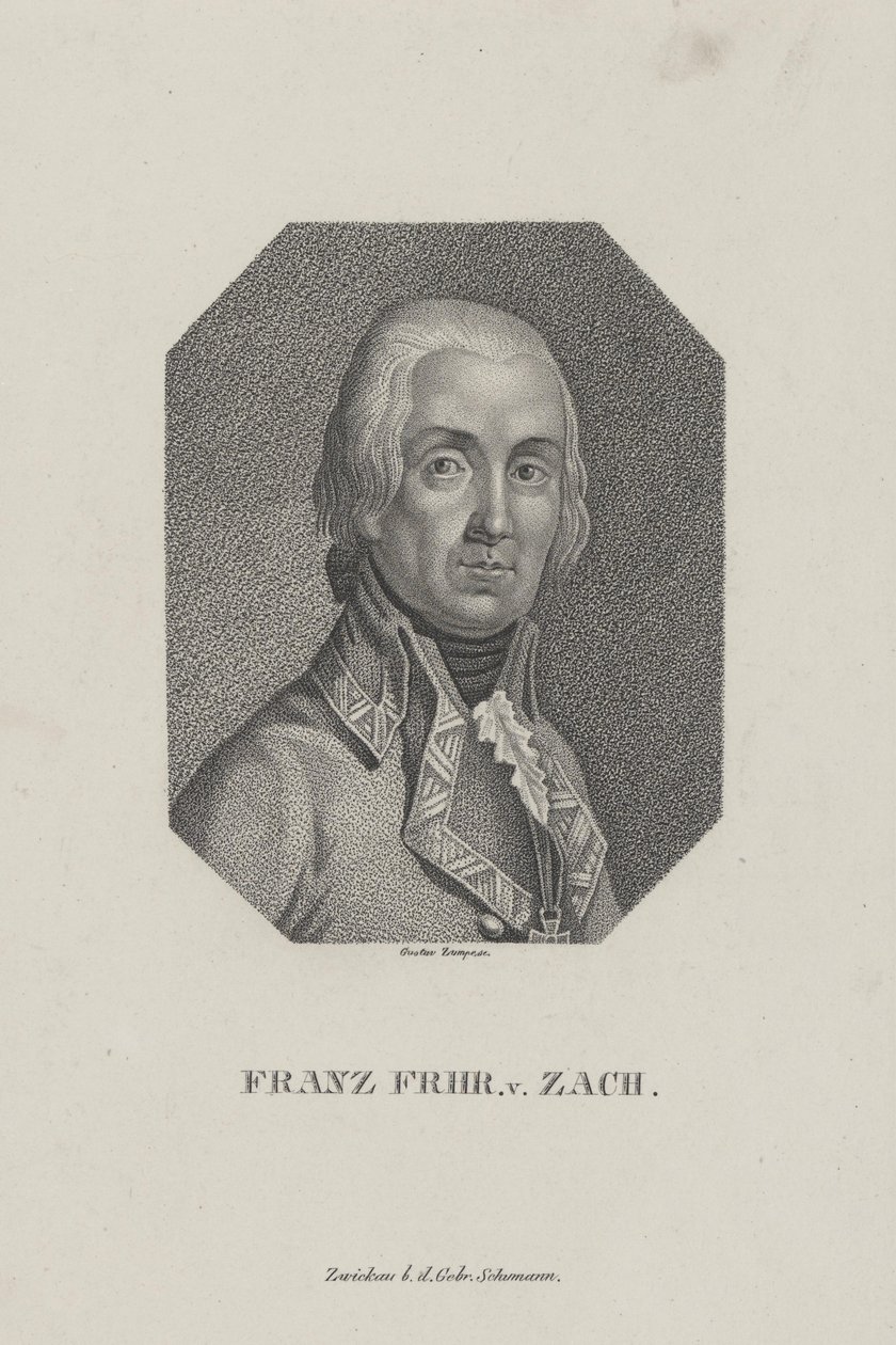 Franz Frhr. v. Zach. granido de Gustav Zumpe