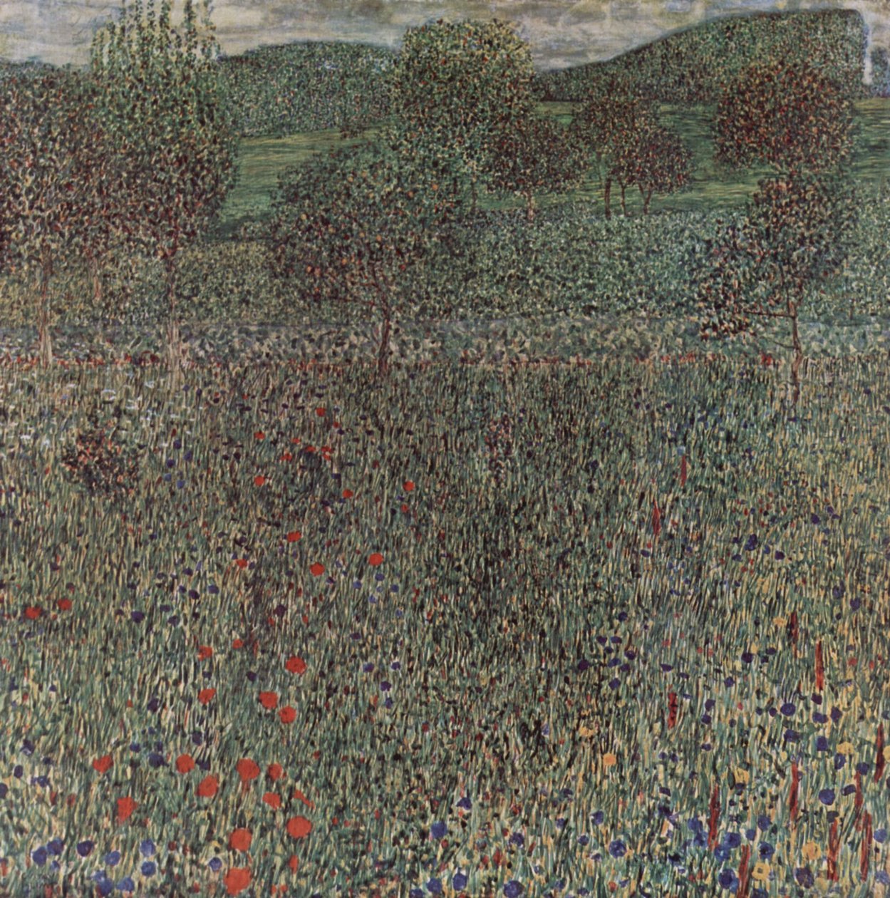 Campo desabrochando de Gustav Klimt