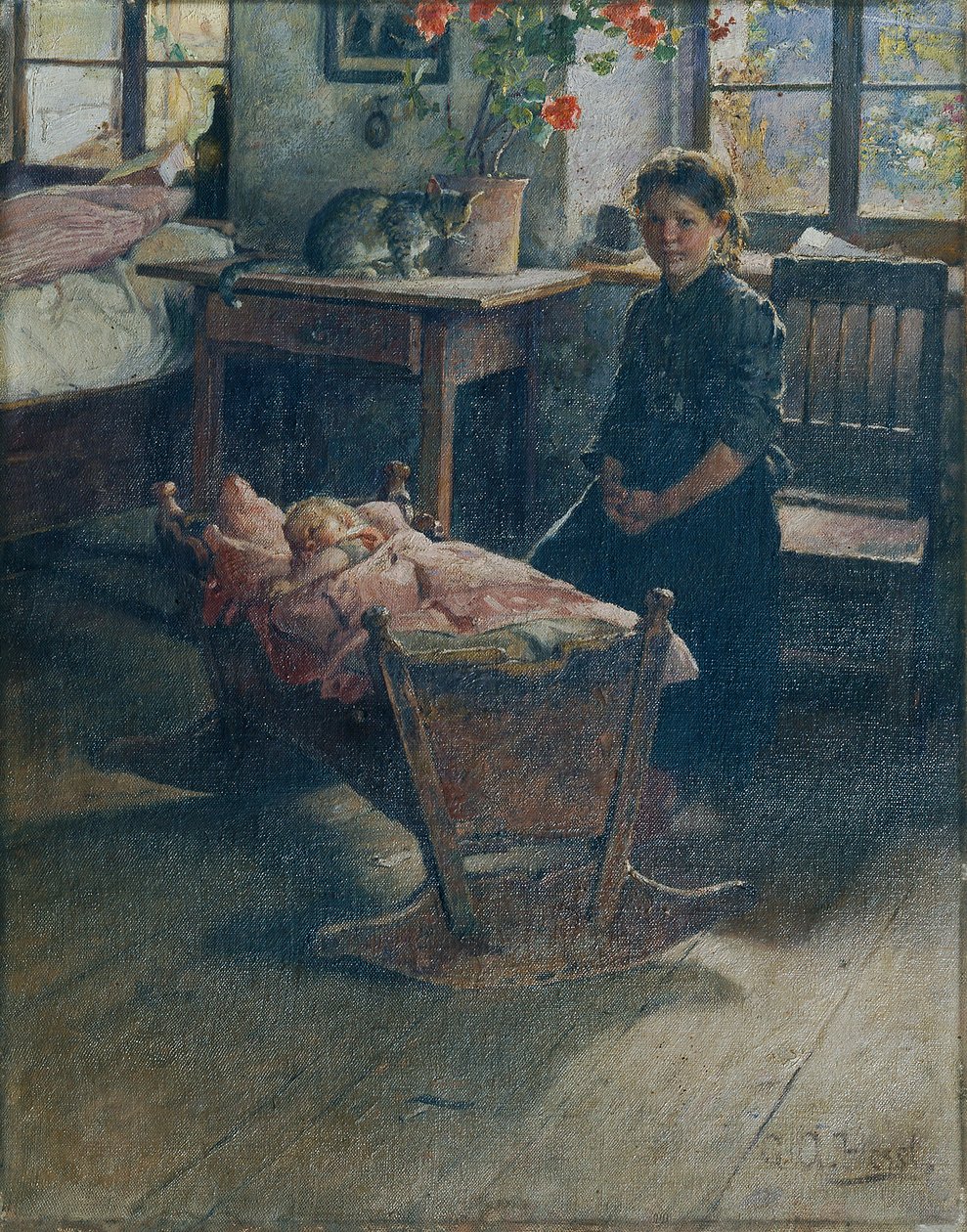 No berço de Gustav Adolf Hessl