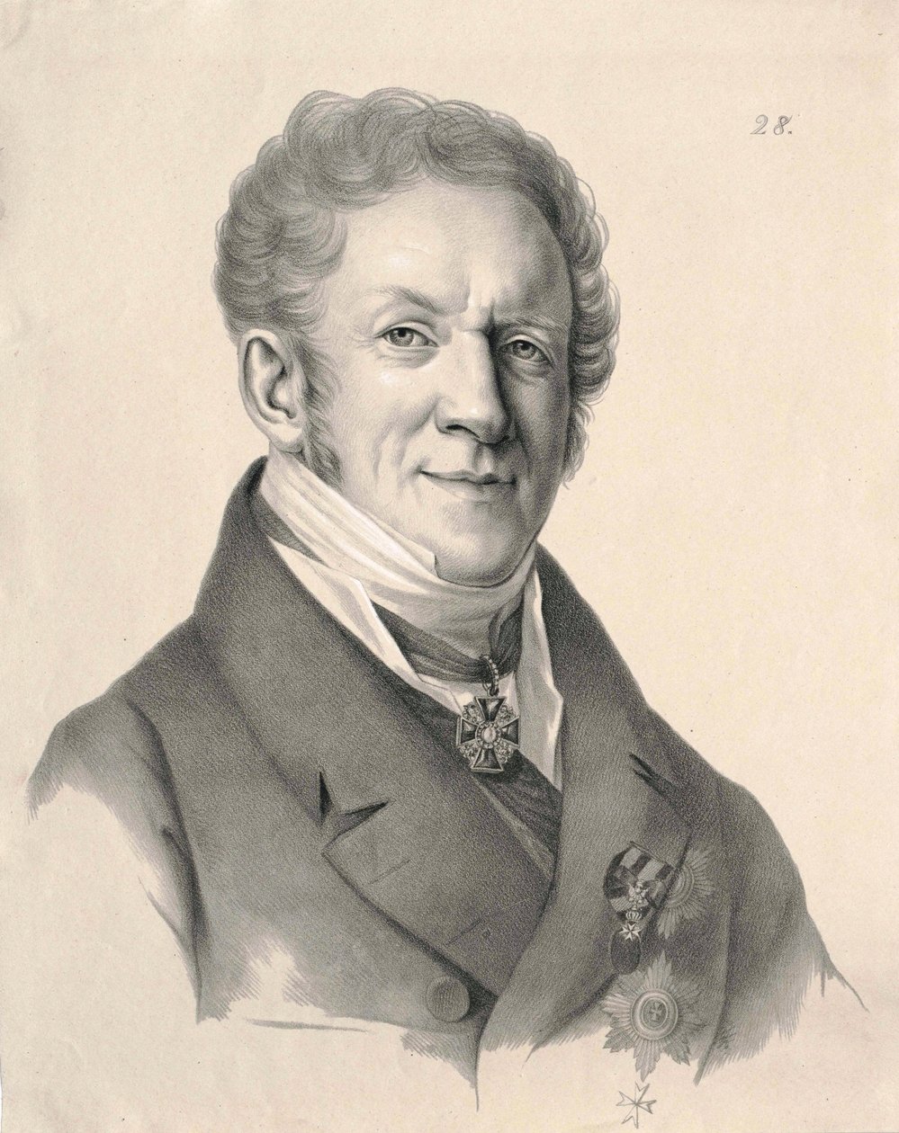 Balthasar Campenhausen (gravura de 1820) de Gustav Adolf Hippius