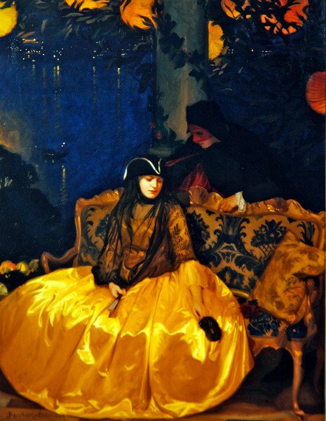 Tentação (óleo sobre tela) de Gustav Bernhard Osterman