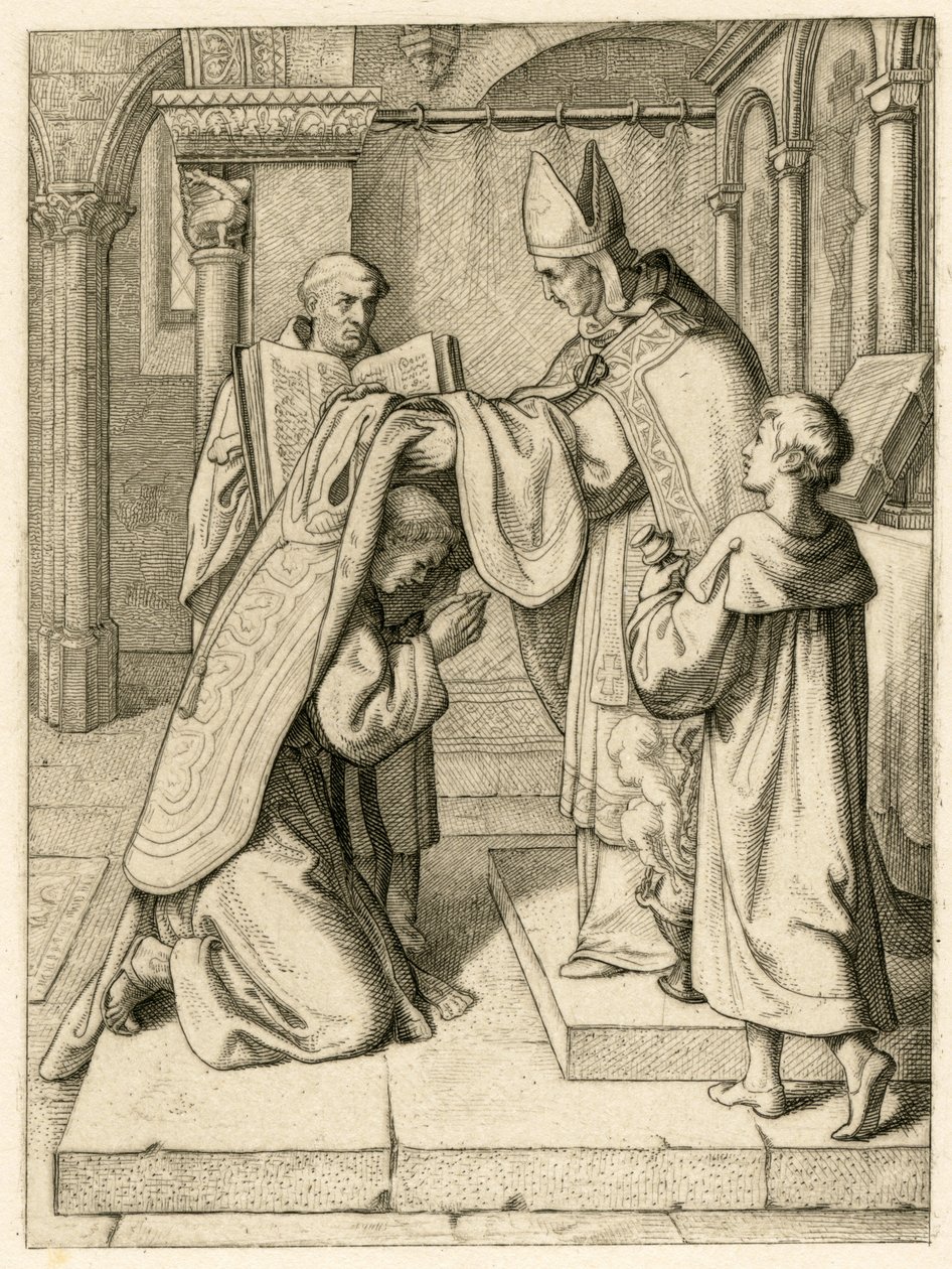 Martinho Lutero é ordenado sacerdote de Gustav Ferdinand Leopold Konig