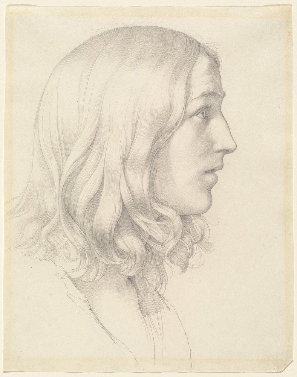 Cabeça de um jovem de Gustav Heinrich Naeke
