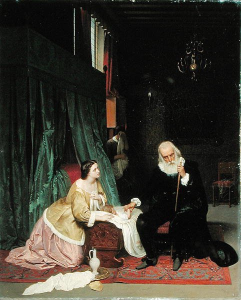Visita do doutor, 1859 de Gustav Jakovlevich Budkovsky
