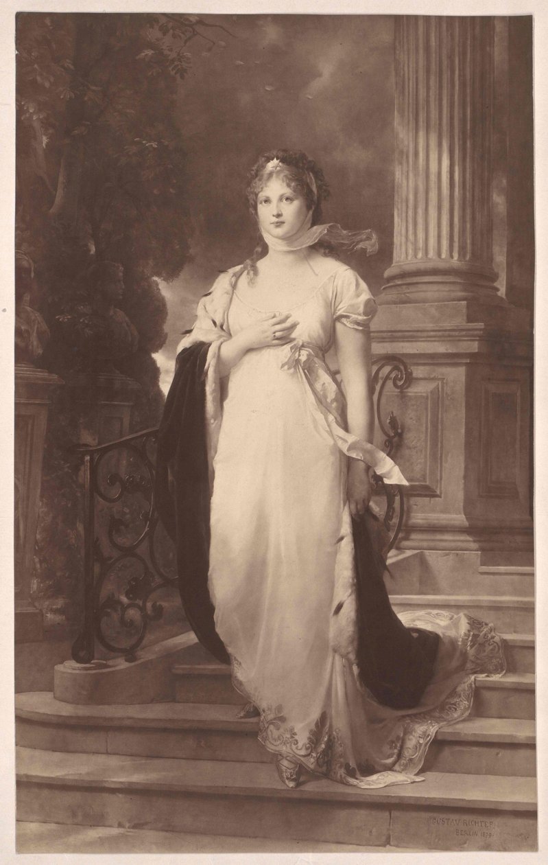Princesa de Mecklenburg-Strelitz Louise de Gustav Karl Ludwig Richter