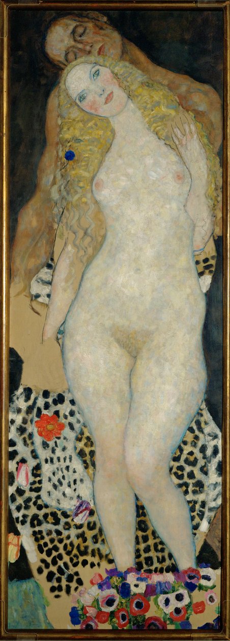 Adão e Eva de Gustav Klimt