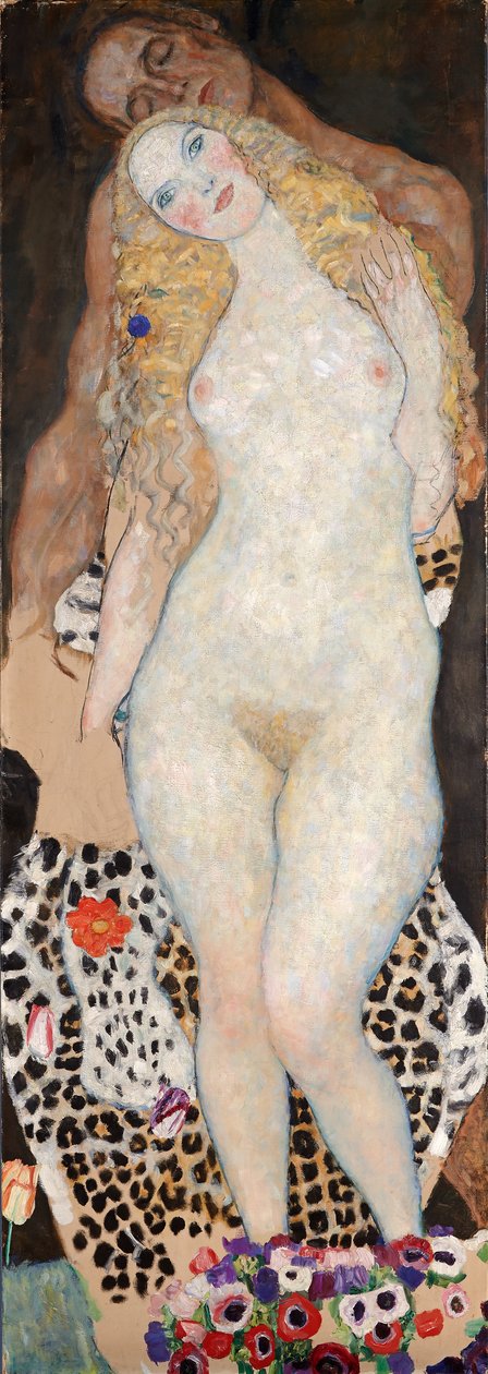 Adão e Eva de Gustav Klimt
