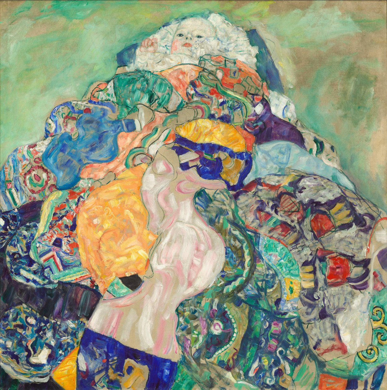 Bebê (berço) de Gustav Klimt