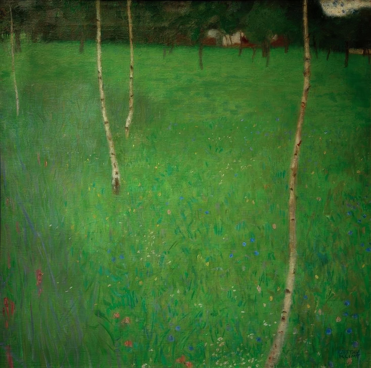 Quinta com bétulas de Gustav Klimt
