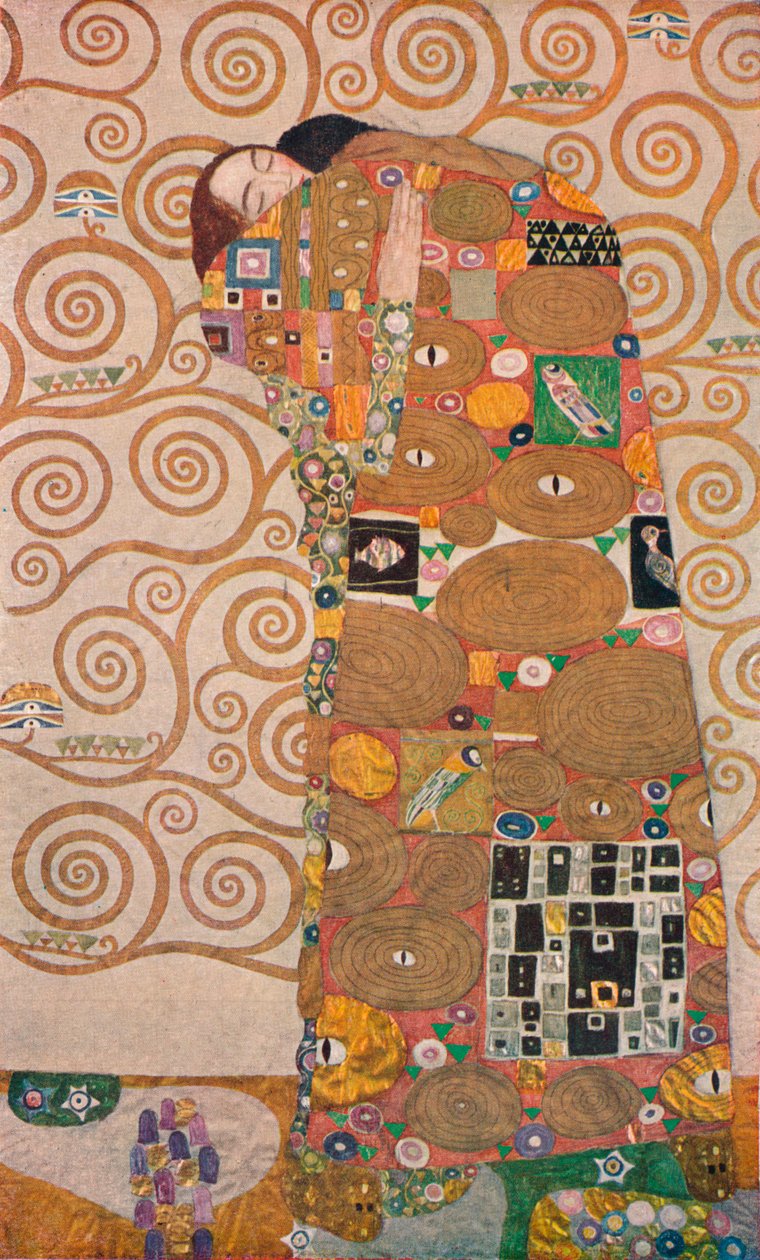 O Cumprimento, 1905 de Gustav Klimt