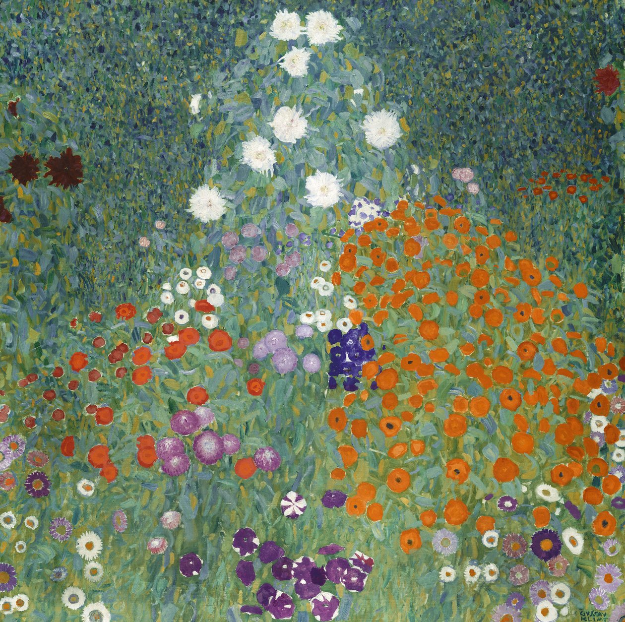 Jardim, 1905-07 de Gustav Klimt