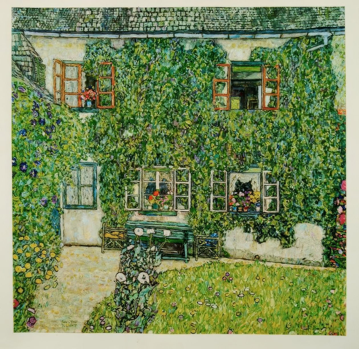 Forester&39;s Lodge, Lago Attersee de Gustav Klimt