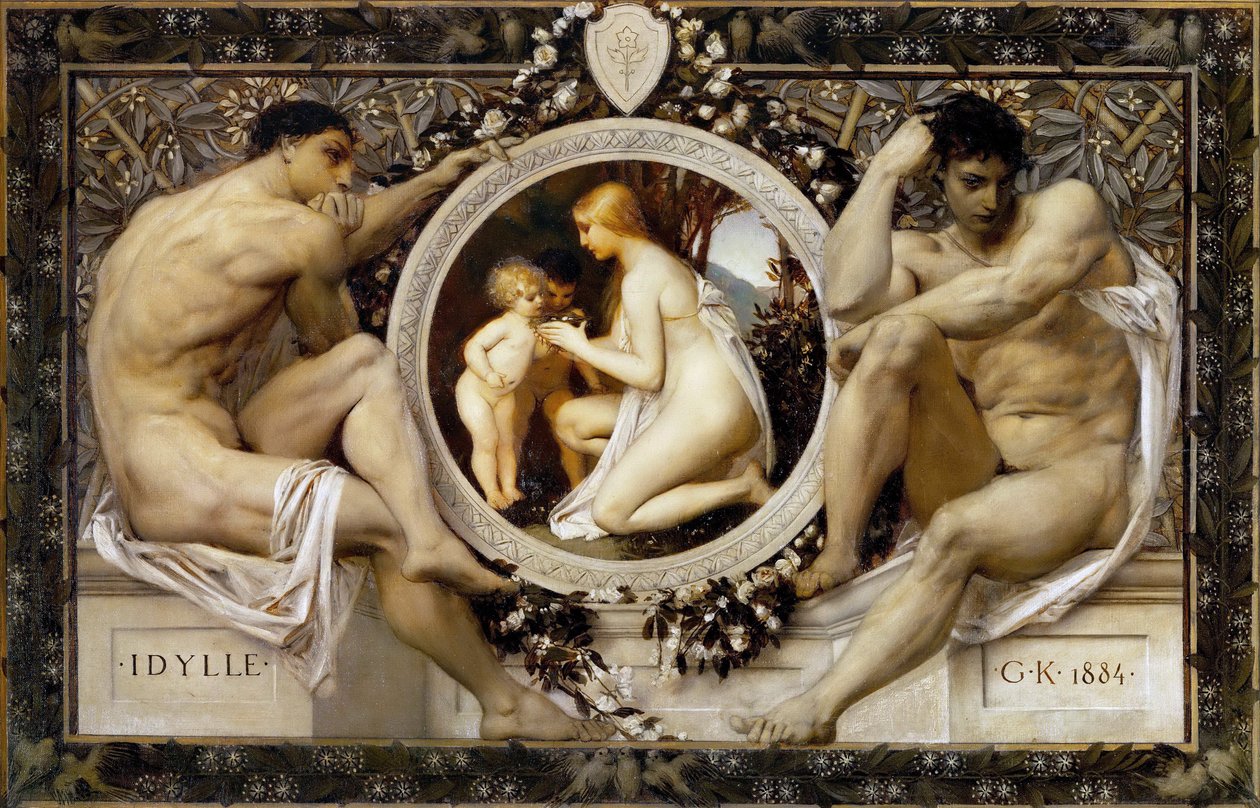 Idyll, 1884 de Gustav Klimt