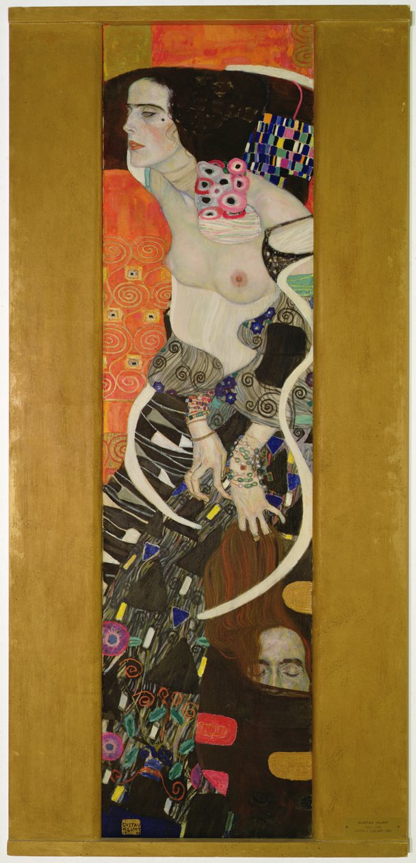 Judith II (Salomé) 1909 (óleo sobre tela) de Gustav Klimt