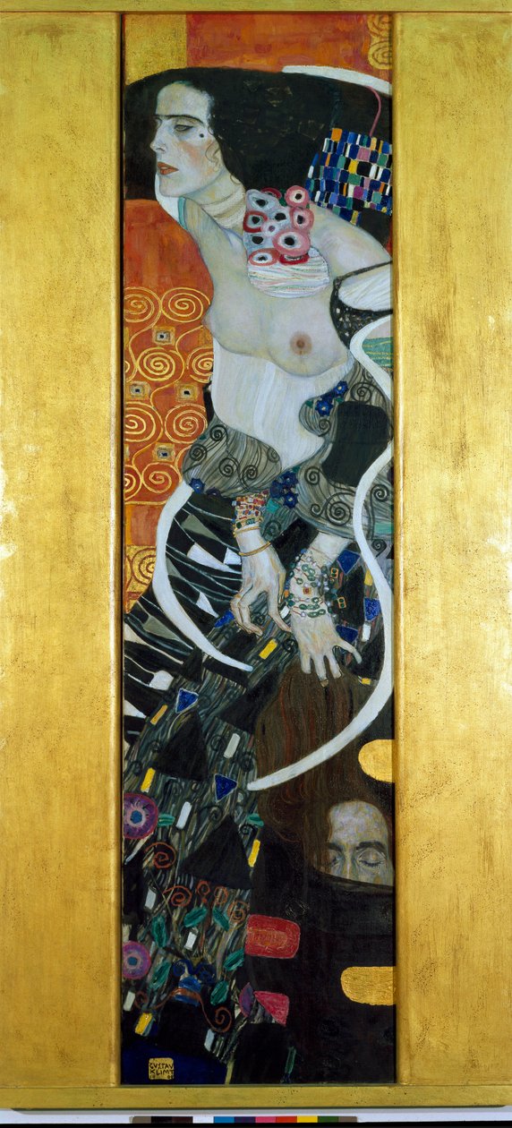 Judith II (Salomé), com a cabeça de Holoferne de Gustav Klimt