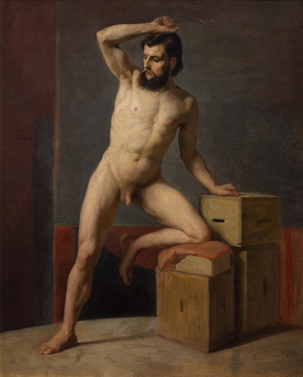 Nu masculino de Gustav Klimt