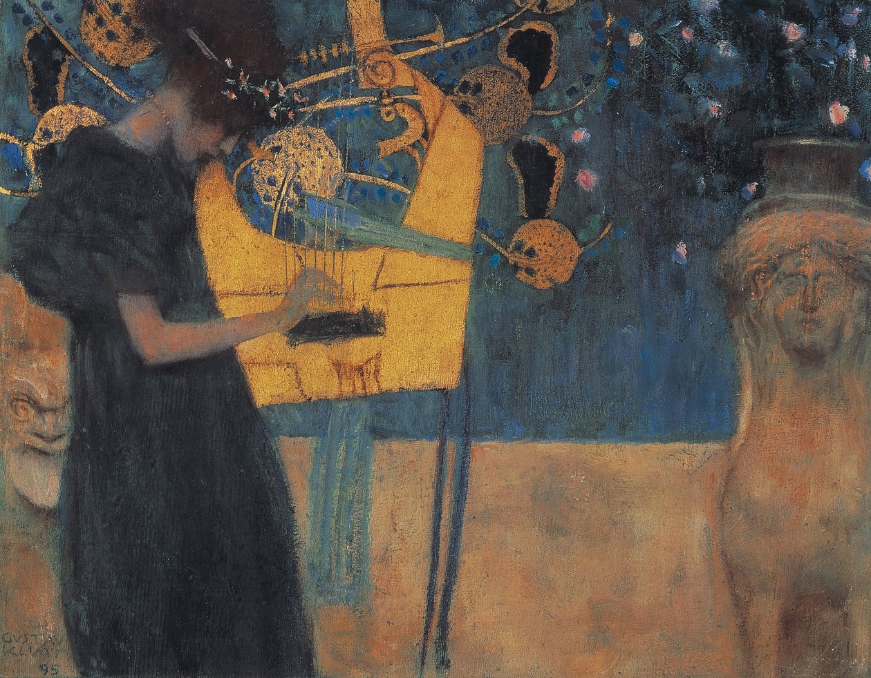 Música (A Música) de Gustav Klimt
