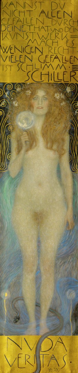 Nudez Veritas de Gustav Klimt