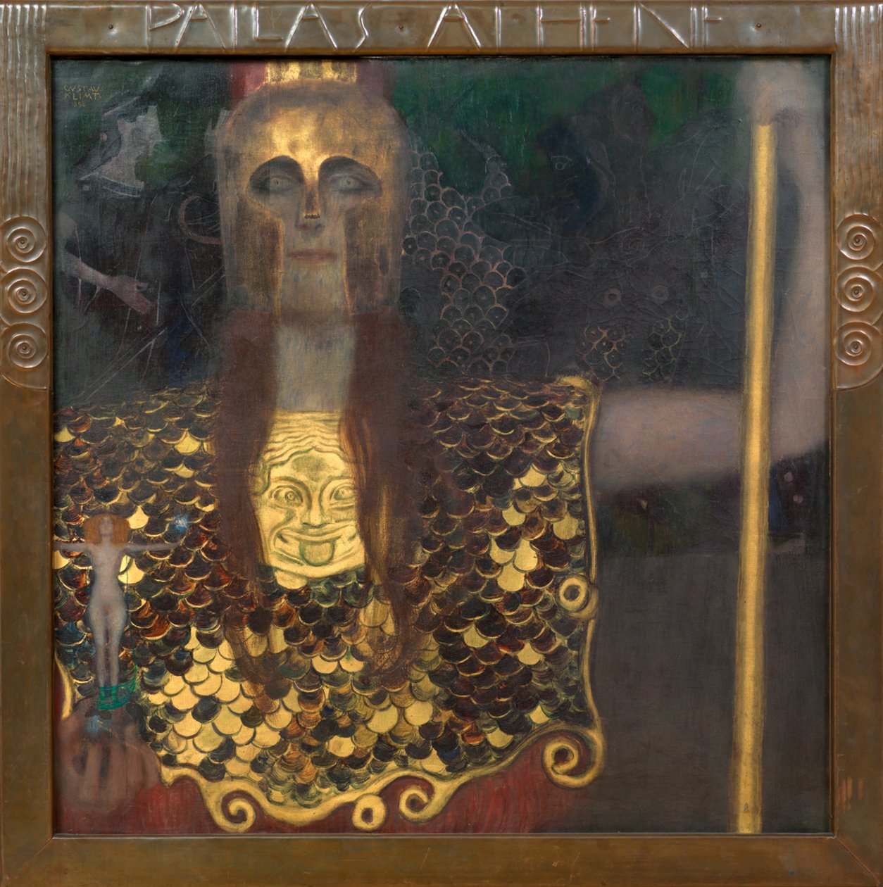 Pallas Atena de Gustav Klimt