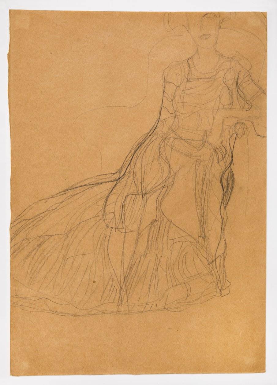 Senhora sentada (Adele Bloch-Bauer) de Gustav Klimt