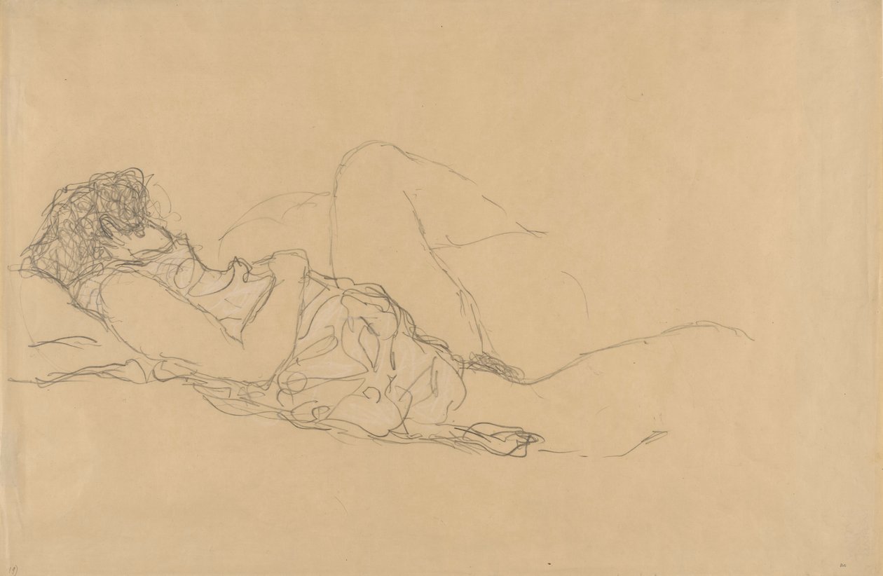 Mulher Adormecida de Gustav Klimt