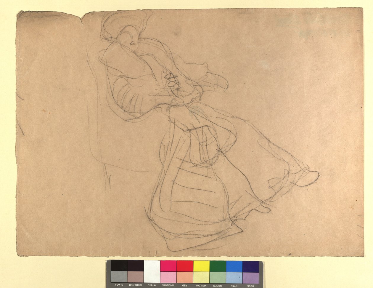 Studie zu einem Damenporträt de Gustav Klimt
