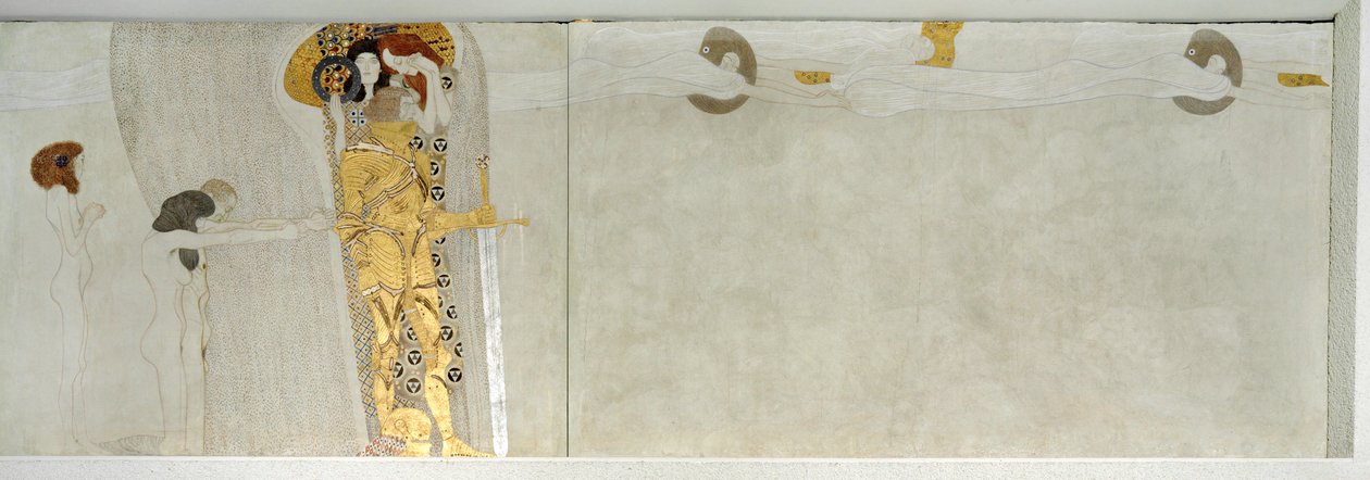 O Friso de Beethoven, pormenor de Gustav Klimt